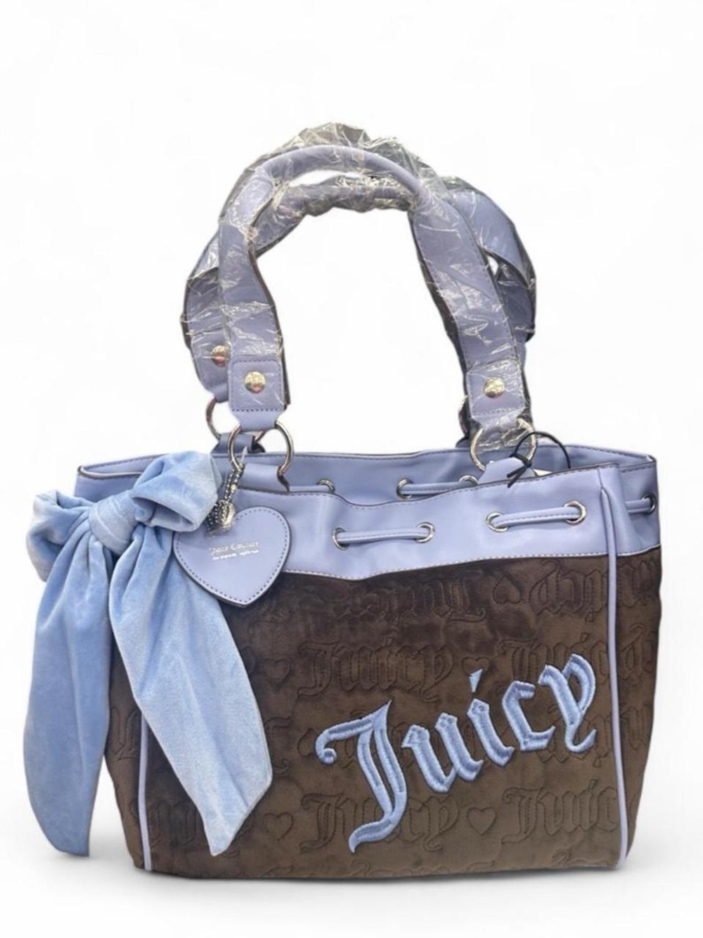 Juicy Couture “Juicy Vintage Dreams” Daydreamer Tote, brown/blue